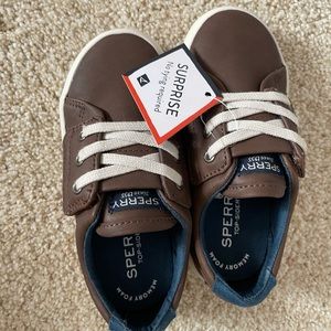 Brand New- Sperry leather boy shoes 9M
